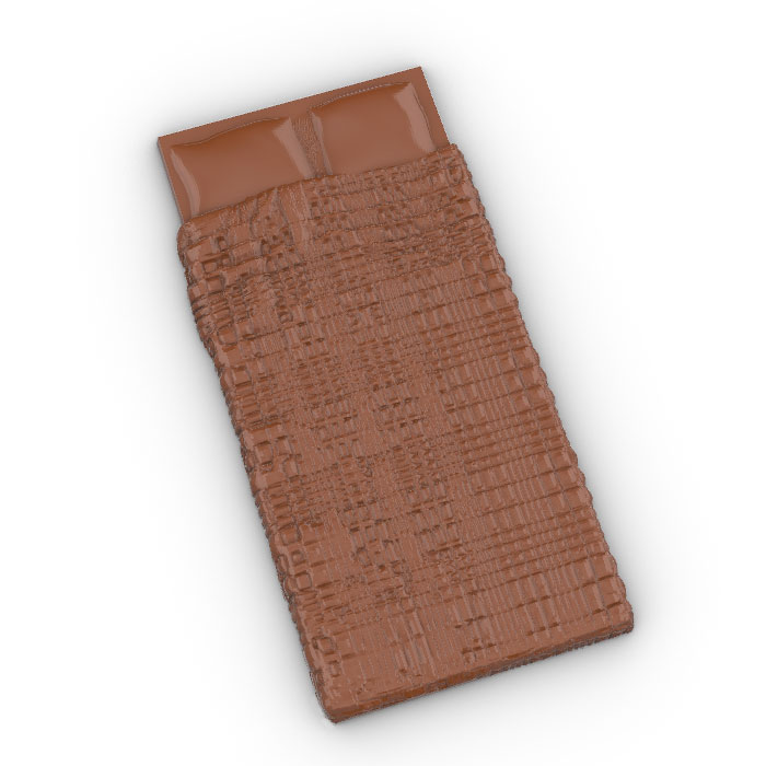 chocolate tablet bed