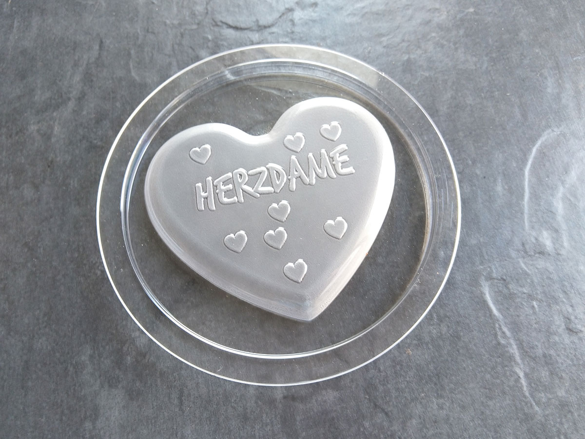 Chocolate mould heart "Herzdame"