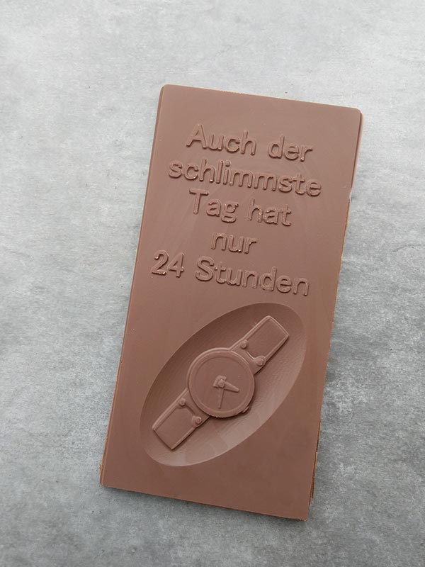 Chocolate tablet