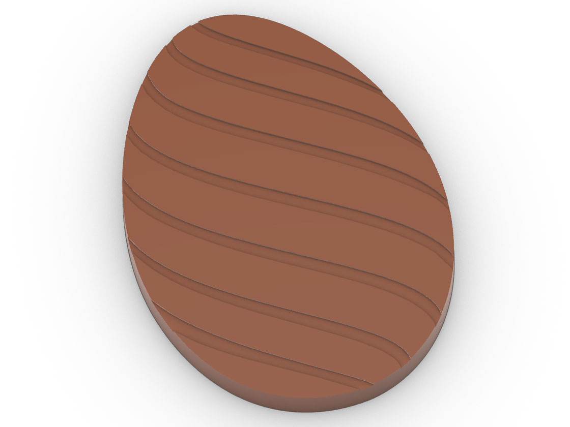 Easter Egg Chocolate Tablet Chocolate Mould