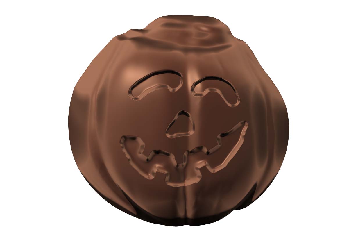 Pumpkin chocolate figure Halloween chocolate mould