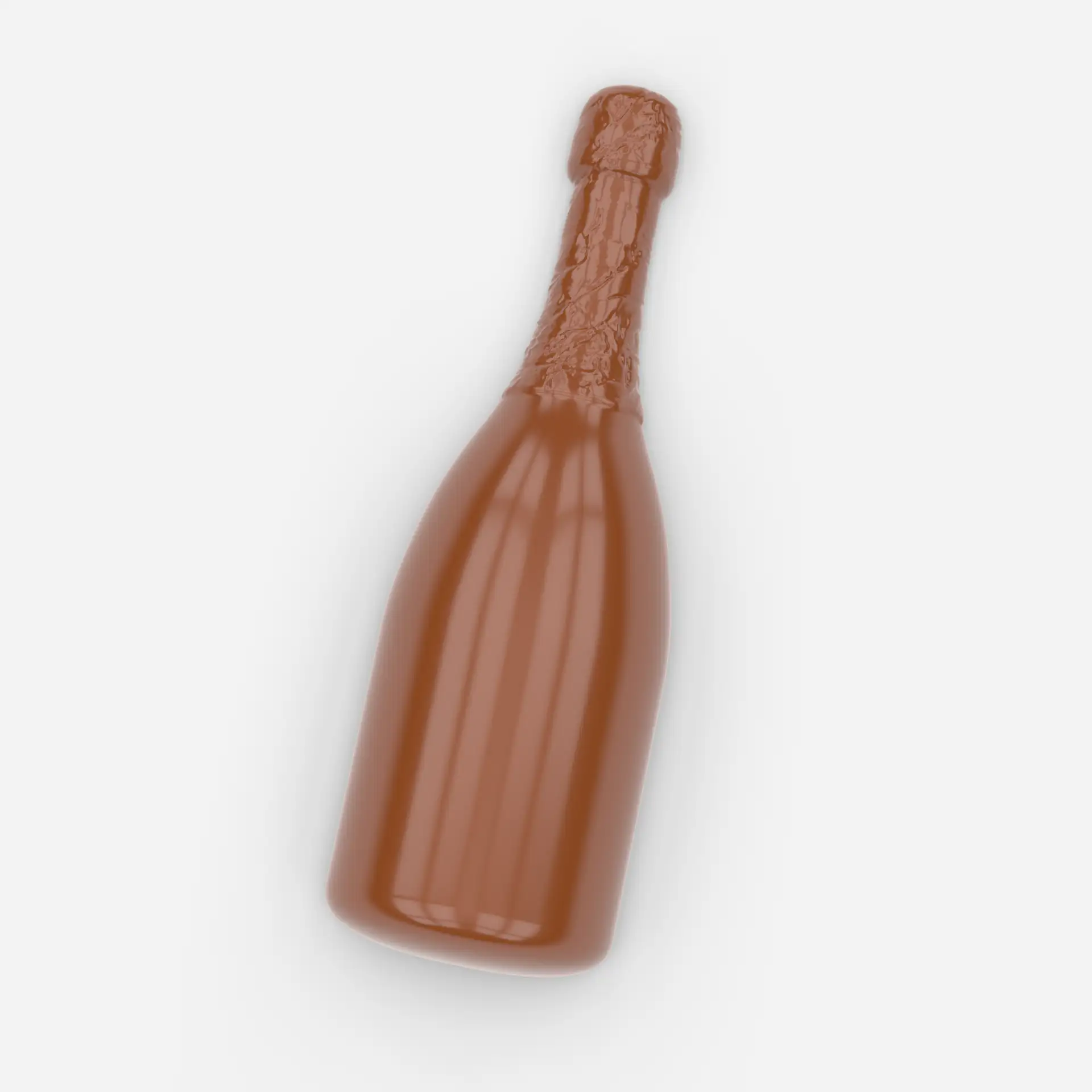 Kleine Sekt- und Champagnerflaschen aus Schokolade