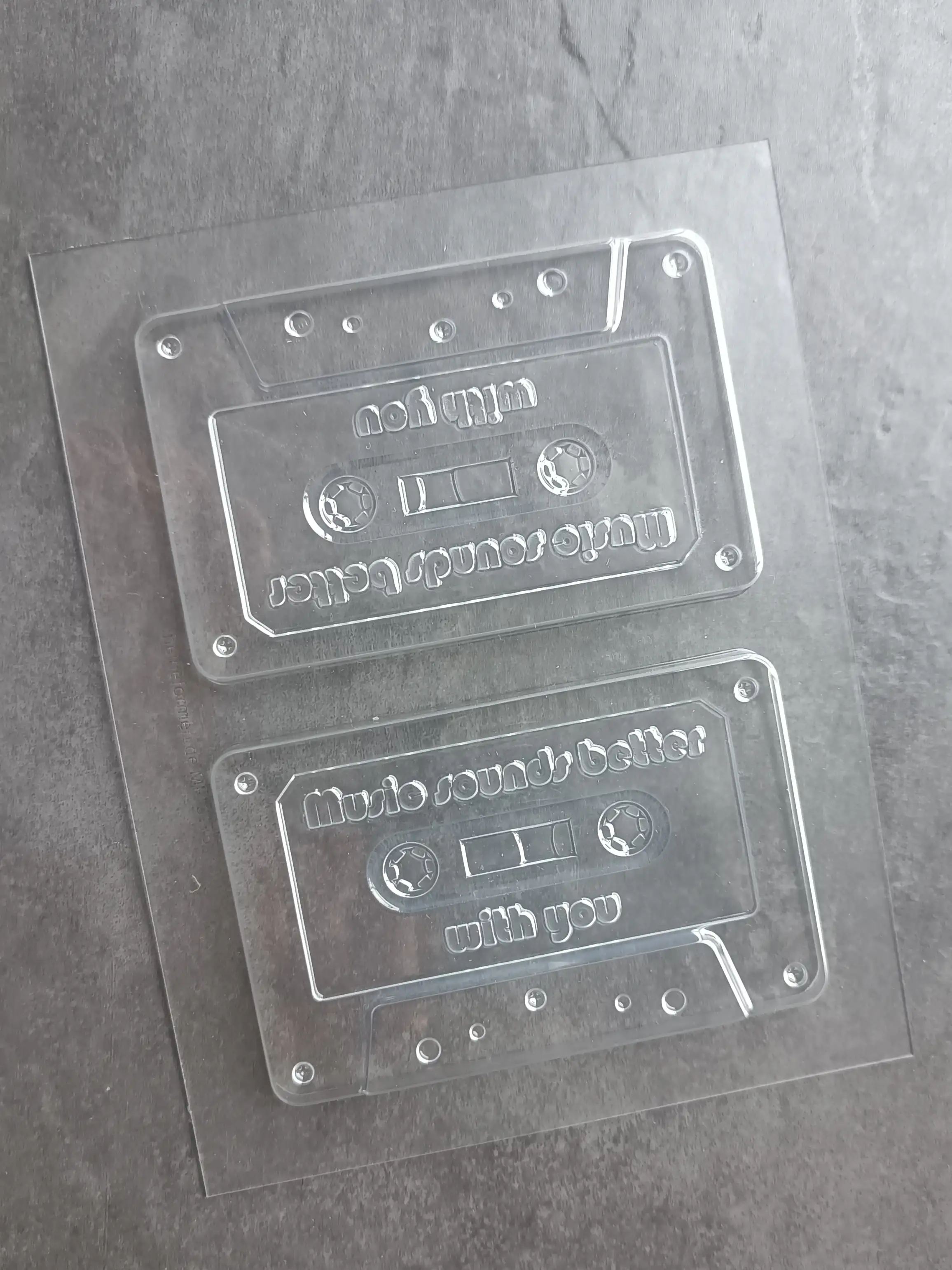 Schokoladenform Musikkassette