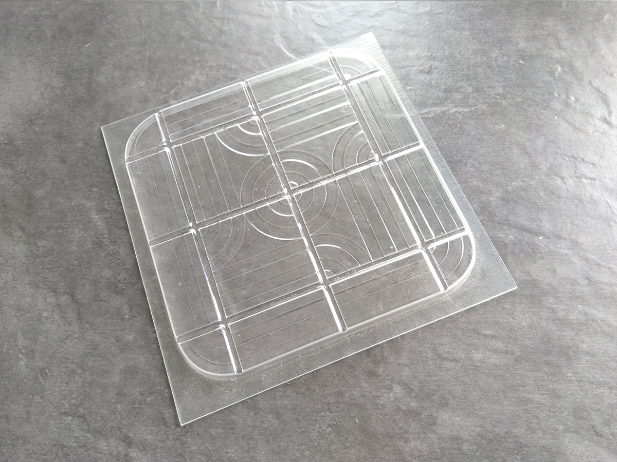 Schokoladenform Schokoladentafel Retrodesign