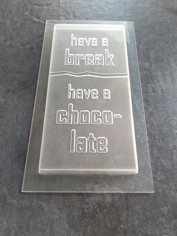 Chocolate Mould for tablet Have a break, have a chocolate