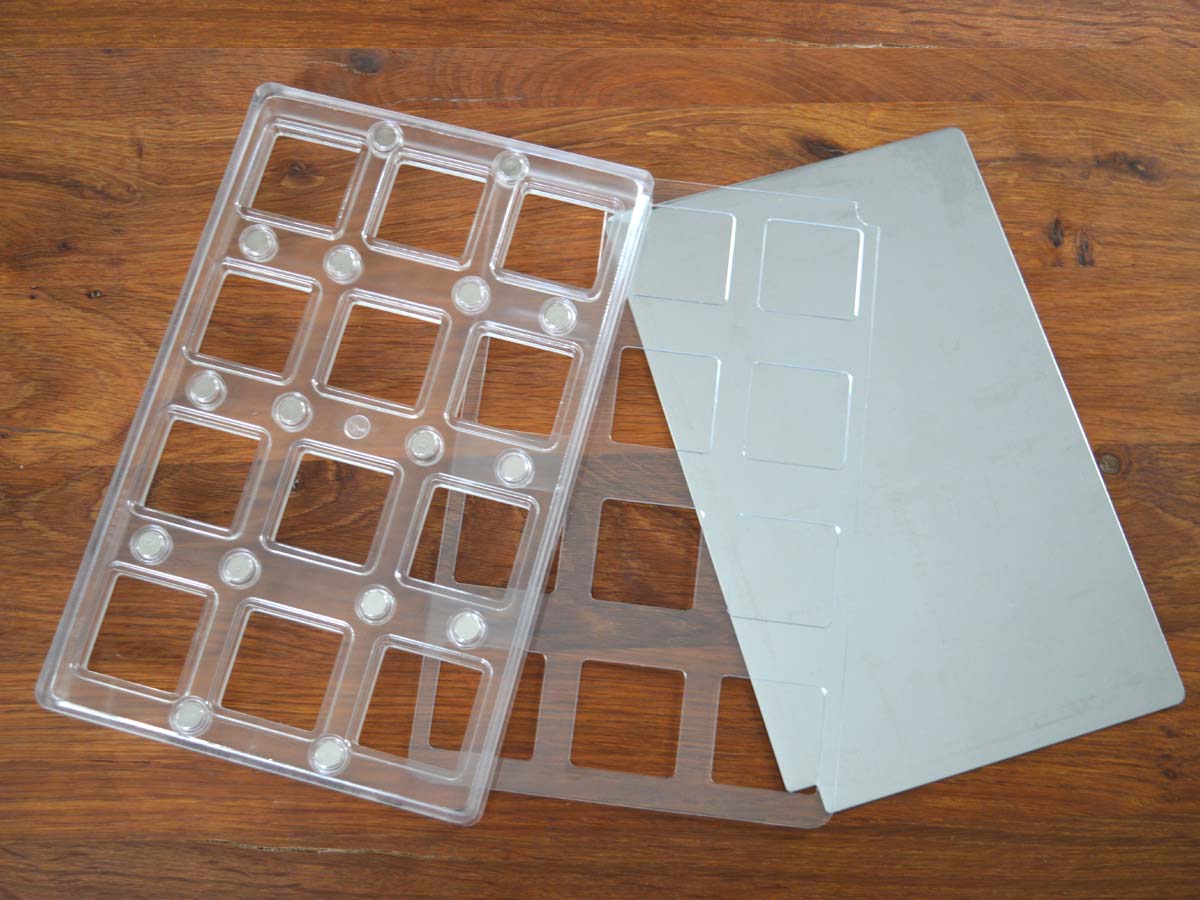 Chocolate mould chocopro square
