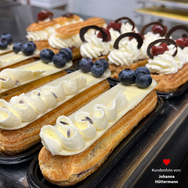 Aufstreichmatte / Schablone für Eclairs