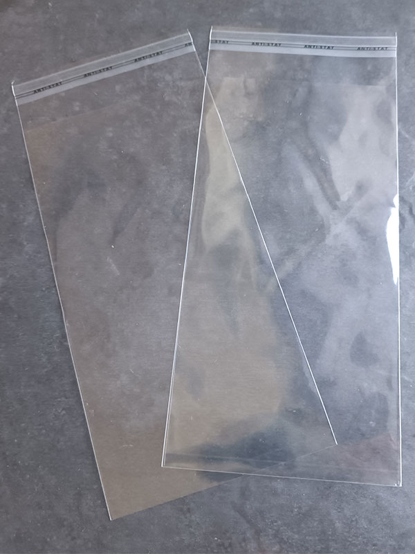 Polypropylene flat bags 90 x 180 mm, 10 pcs.