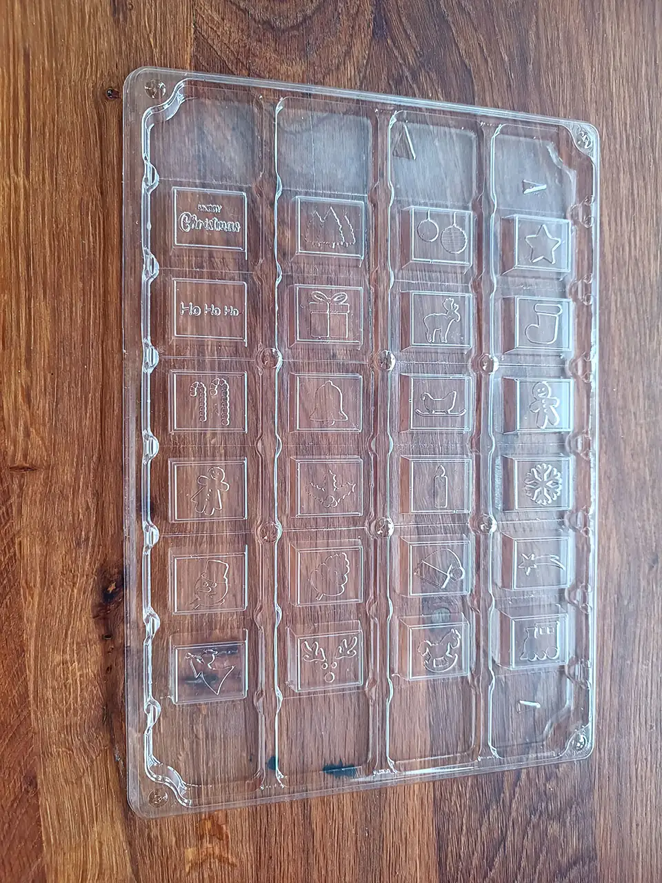 Adventskalender Blister-Einlage für 24 Schokoladen