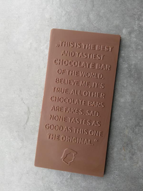 Best chocolate bar of the world Schokolade